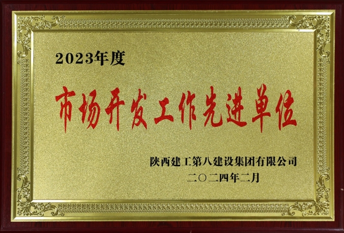 2023年度市場(chǎng)開發(fā)工作先進(jìn)單位